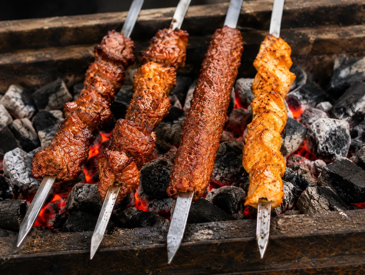 Adana-Kebab vom Grill