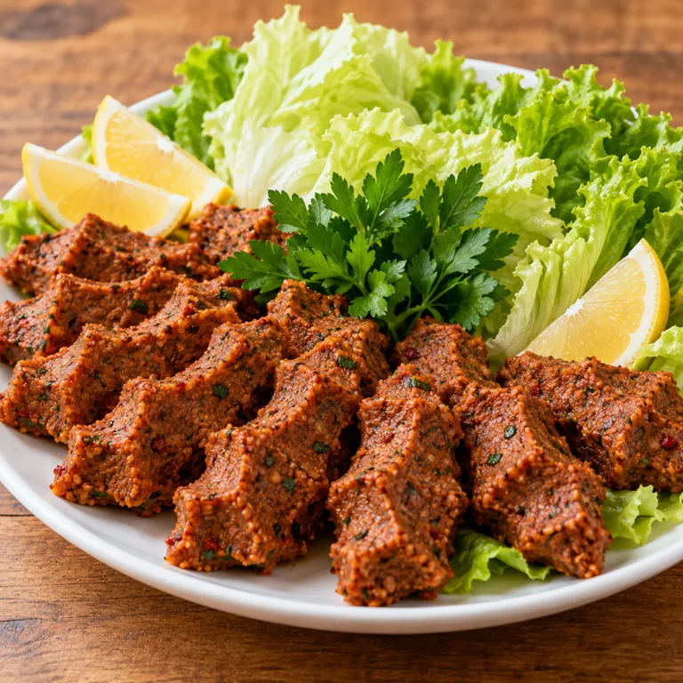 Çiğköfte mit Salat