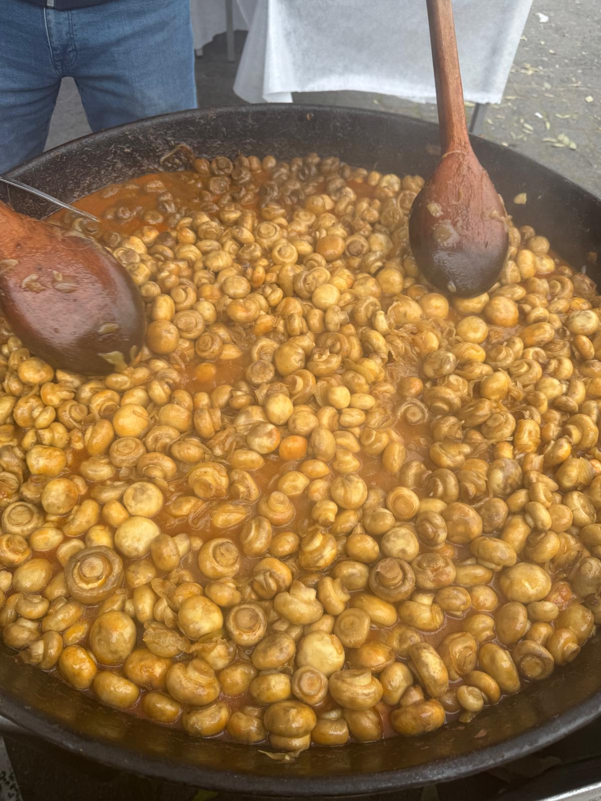 Mantar, gebratene Champignons