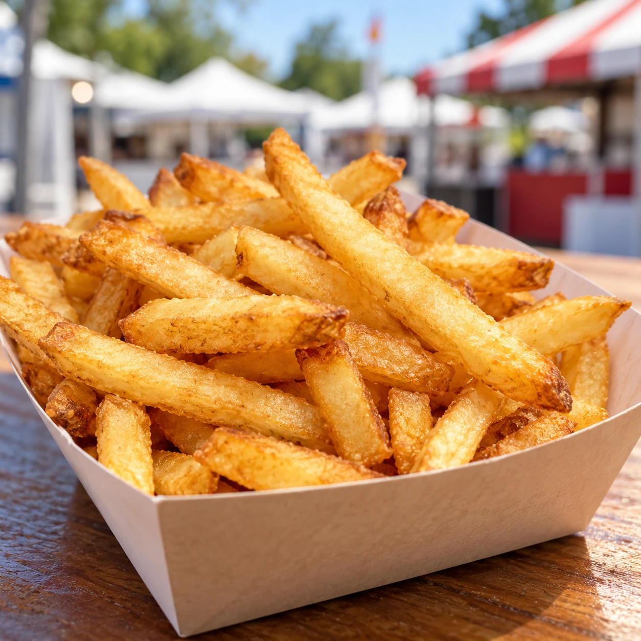 Goldene Pommes frites